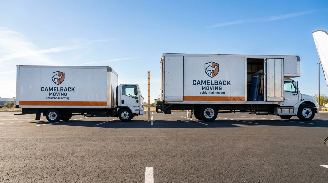 Moving truck size capacity guide in Glenns Ferry